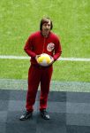 Amsterdam 21 september 2022
Koning Willem Alexander bezoekt sportdag van de Johan Cruyff foundation op de toekomst en in de Johan Cruyff Arena . Danny Cruyff Jordi Cruyff en zijn dochter Susila . Tobias Nierop