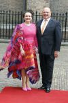 Den Haag 19 september 2023
Prinsjesdag 2023 . Aankomst van de ministers met partners en Staatsecretarissen met partners op het binnenhof. Alexandra van Huffelen met man