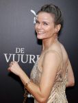 Amsterdam 11 september 2023
Premiere de Vuurlinie in Thuschinski Amsterdam . Angela Schijf draagt sieranden van Prinses Margarita