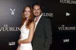 Amsterdam 11 september 2023
Premiere de Vuurlinie in Thuschinski Amsterdam .  Bertrie Wierenga en Dorian Bindels