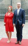 Den Haag 19 september 2023
Prinsjesdag 2023 . Aankomst van de ministers met partners en Staatsecretarissen met partners op het binnenhof. carola Schouten met partner