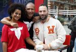 Amsterdam 2 september 2023
Everon Jackson Hooi heeft fotoshoot met zijn ondergoed merk Iamtoro op Leidseplein in het centrum van Amsterdam. Stephanie v eer