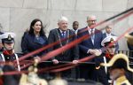 Den Haag 19 september 2023
Prinsjesdag 2023. Aanwezig namens de koninklijke familie , Koning Willem Alexander Koningin Maxima Prinses Amalia Prinses Alexia Prins Constantijn en Prinses laurentien. Femke Halsema Jan v Zanen en Aboutaleb