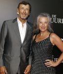 Amsterdam 11 september 2023
Premiere de Vuurlinie in Thuschinski Amsterdam .  Ferry Mingelen en Marike Mingelen
