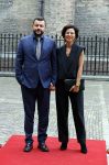 Den Haag 19 september 2023
Prinsjesdag 2023 . Aankomst van de ministers met partners en Staatsecretarissen met partners op het binnenhof. Gunay Uslu met man