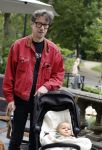 Amsterdam  1 september 2023
Aftrap van Stoptober bij VondelCS in het vondelpark.
Dit Jaar zijn Maxime Meiland Sergio Vyent en Herman Brusselmans de deelnemers . Herman Brusselmans met  zoontje