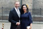 Den Haag 19 september 2023
Prinsjesdag 2023 . Aankomst van de ministers met partners en Staatsecretarissen met partners op het binnenhof. Hugo de Jonge met zijn vrouw