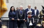 Den Haag 19 september 2023
Prinsjesdag 2023 . Burgemeester jan v Zanen met zij n Collegas Aboutaleb en Femke Halsema
