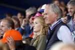 Zandvoort 27 augustus 2023
Grandprix F1 van Zandvoort gewonnen door Max Verstappen.
Jort Kelder met vriendin Noor Wagtendonk op de tribune