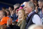 Zandvoort 27 augustus 2023
Grandprix F1 van Zandvoort gewonnen door Max Verstappen.
Jort Kelder met vriendin Noor Wagtendonk op de tribune