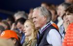 Zandvoort 27 augustus 2023
Grandprix F1 van Zandvoort gewonnen door Max Verstappen.
Jort Kelder met vriendin Noor Wagtendonk op de tribune