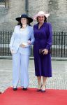 Den Haag 19 september 2023
Prinsjesdag 2023 . Aankomst van de ministers met partners en Staatsecretarissen met partners op het binnenhof. Karien van Gennip met dochter