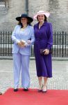 Den Haag 19 september 2023
Prinsjesdag 2023 . Aankomst van de ministers met partners en Staatsecretarissen met partners op het binnenhof. Karien van Gennip met dochter