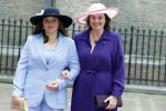 Den Haag 19 september 2023
Prinsjesdag 2023 . Aankomst van de ministers met partners en Staatsecretarissen met partners op het binnenhof. Karien van Gennip met dochter