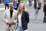 Hilversum 29 augustus 2023
Presentatie nieuwe tv seizoen NPO bij studio 21 op het mediapark.
Khalid Kasem en Sophie Hilbrand