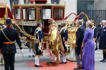 Den Haag 19 september 2023
Prinsjesdag 2023. Aanwezig namens de koninklijke familie , Koning Willem Alexander Koningin Maxima Prinses Amalia Prinses Alexia Prins Constantijn en Prinses laurentien.