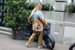 Amsterdam 1 september 2023
Modeshow in Hotel l Europe tijdens Amsterdam fashion week. Lieke v lexmond kwam met haar Fat bike