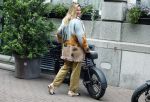 Amsterdam 1 september 2023
Modeshow in Hotel l Europe tijdens Amsterdam fashion week. Lieke v lexmond kwam met haar Fat bike