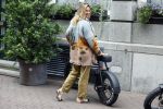 Amsterdam 1 september 2023
Modeshow in Hotel l Europe tijdens Amsterdam fashion week. Lieke v lexmond kwam met haar Fat bike