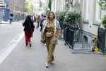 Amsterdam 1 september 2023
Modeshow in Hotel l Europe tijdens Amsterdam fashion week. Lieke v lexmond kwam met haar Fat bike