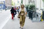 Amsterdam 1 september 2023
Modeshow in Hotel l Europe tijdens Amsterdam fashion week. Lieke v lexmond kwam met haar Fat bike