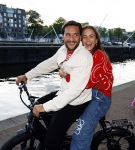 Amsterdam 31 augustus 2023
Lizzy v d Ligt en Yuki op een fatbike.