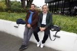 Hilversum 29 augustus 2023
Presentatie nieuwe tv seizoen NPO bij studio 21 op het mediapark.Marcel v Roosmalen en Gijs Groenteman