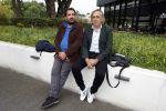 Hilversum 29 augustus 2023
Presentatie nieuwe tv seizoen NPO bij studio 21 op het mediapark.Marcel v Roosmalen en Gijs Groenteman