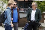 Hilversum 29 augustus 2023
Presentatie nieuwe tv seizoen NPO bij studio 21 op het mediapark.Marcel v Roosmalen en Gijs Groenteman