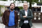Hilversum 29 augustus 2023
Presentatie nieuwe tv seizoen NPO bij studio 21 op het mediapark.Marcel v Roosmalen en Gijs Groenteman