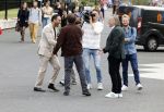 Hilversum 29 augustus 2023
Presentatie nieuwe tv seizoen NPO bij studio 21 op het mediapark.Marcel v Roosmalen en Gijs Groenteman
