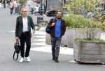 Hilversum 29 augustus 2023
Presentatie nieuwe tv seizoen NPO bij studio 21 op het mediapark.Marcel v Roosmalen en Gijs Groenteman