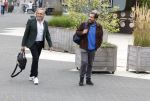 Hilversum 29 augustus 2023
Presentatie nieuwe tv seizoen NPO bij studio 21 op het mediapark.Marcel v Roosmalen en Gijs Groenteman