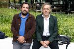 Hilversum 29 augustus 2023
Presentatie nieuwe tv seizoen NPO bij studio 21 op het mediapark.Marcel v Roosmalen en Gijs Groenteman
