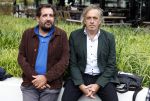 Hilversum 29 augustus 2023
Presentatie nieuwe tv seizoen NPO bij studio 21 op het mediapark.Marcel v Roosmalen en Gijs Groenteman