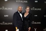 Amsterdam 11 september 2023
Premiere de Vuurlinie in Thuschinski Amsterdam . Marco Kroon kwam met zijn vrouw en drie zoons