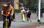 Alkmaar 20 augustus 2023
Mary Borsato Armando Borsato en zijn dochters bij het complex waar Marco Borsato woont