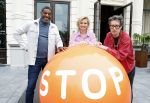 Amsterdam  1 september 2023
Aftrap van Stoptober bij VondelCS in het vondelpark.
Dit Jaar zijn Maxime Meiland Sergio Vyent en Herman Brusselmans de deelnemers .