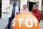 Amsterdam  1 september 2023
Aftrap van Stoptober bij VondelCS in het vondelpark.
Dit Jaar zijn Maxime Meiland Sergio Vyent en Herman Brusselmans de deelnemers .