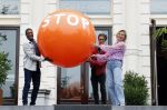 Amsterdam  1 september 2023
Aftrap van Stoptober bij VondelCS in het vondelpark.
Dit Jaar zijn Maxime Meiland Sergio Vyent en Herman Brusselmans de deelnemers .
