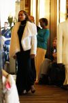 Amsterdam 1 september 2023
Modeshow in Hotel l Europe tijdens Amsterdam fashion week. Milouska Meulens , haar dochter loopt mee in de show.