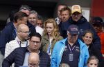 Zandvoort 27 augustus 2023
Grandprix F1 van Zandvoort gewonnen door Max Verstappen.
Jort Kelder met vriendin Noor Wagtendonk op de tribune