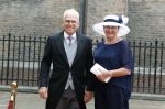 Den Haag 19 september 2023
Prinsjesdag 2023 . Aankomst van de ministers met partners en Staatsecretarissen met partners op het binnenhof. Piet Adema met zijn vrouw