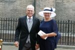 Den Haag 19 september 2023
Prinsjesdag 2023 . Aankomst van de ministers met partners en Staatsecretarissen met partners op het binnenhof. Piet Adema met zijn vrouw