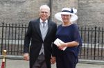 Den Haag 19 september 2023
Prinsjesdag 2023 . Aankomst van de ministers met partners en Staatsecretarissen met partners op het binnenhof. Piet Adema met zijn vrouw
