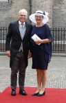 Den Haag 19 september 2023
Prinsjesdag 2023 . Aankomst van de ministers met partners en Staatsecretarissen met partners op het binnenhof. Piet Adema met zijn vrouw