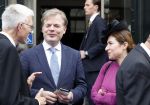Den Haag 19 september 2023
Prinsjesdag 2023 .Pieter Omtzigt met zijn vrouw .