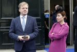 Den Haag 19 september 2023
Prinsjesdag 2023 .Pieter Omtzigt met zijn vrouw .