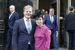 Den Haag 19 september 2023
Prinsjesdag 2023 .Pieter Omtzigt met zijn vrouw .