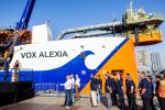 Rotterdam 9 september 2023
Prinses Alexia doopt het schip VOX Alexia in Rotterdam.
